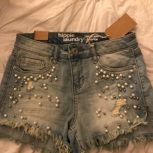 hippy laundry jean shorts